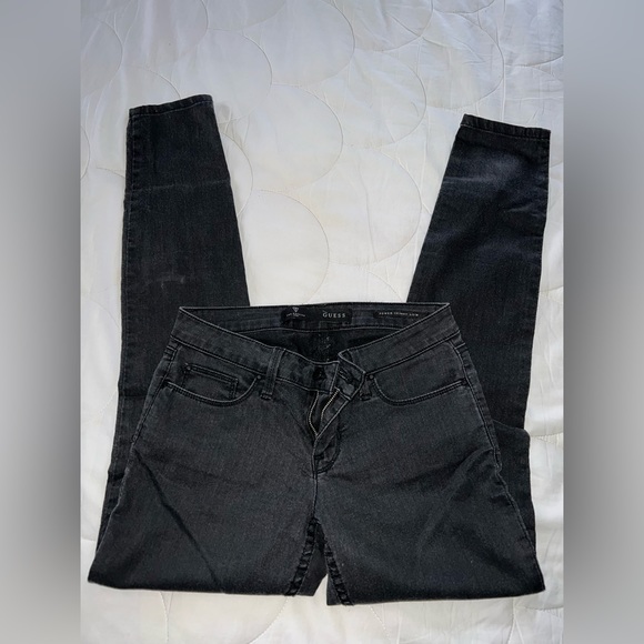 Guess - power skinny low black jeans - 26 regular - Picture 3 of 10